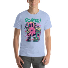 Load image into Gallery viewer, High Ghost with a SkateBoard Unisex T-Shirt