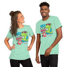 Load image into Gallery viewer, T-Rex Dude Skating Unisex T-Shirt