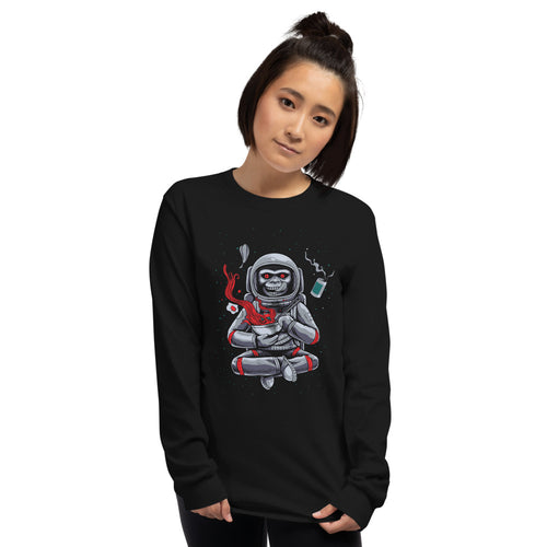 Astronaut Monkey Long Sleeve Shirt