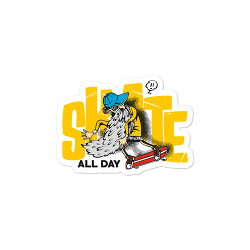 Skate  all day stickers