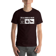 Load image into Gallery viewer, I&#39;m a Simple Man Short-Sleeve Unisex T-Shirt