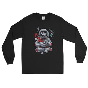 Astronaut Monkey Long Sleeve Shirt