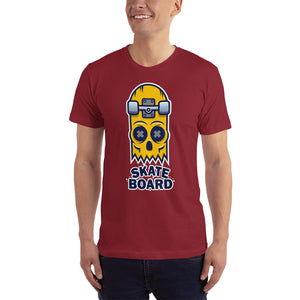 Skate Board Skull T-Shirt