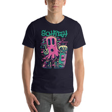 Load image into Gallery viewer, High Ghost with a SkateBoard Unisex T-Shirt