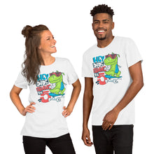 Load image into Gallery viewer, T-Rex Dude Skating Unisex T-Shirt
