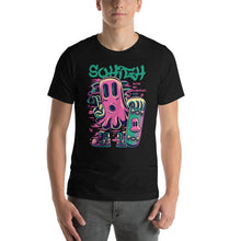 Load image into Gallery viewer, High Ghost with a SkateBoard Unisex T-Shirt