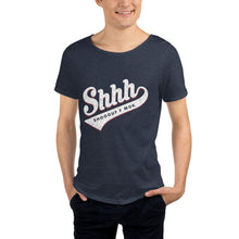 Load image into Gallery viewer, Shhhhhhh Shoouf F Mok Funny Men&#39;s Raw Neck Tee