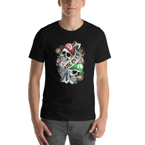 Game Over Mario & Luigi Unisex T-Shirt