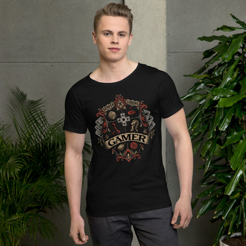 Gamers Men's Raw Neck Tee