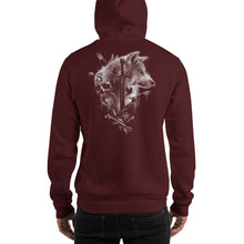 Load image into Gallery viewer, Jon Snow &amp; Ghost Hooded Sweatshirt