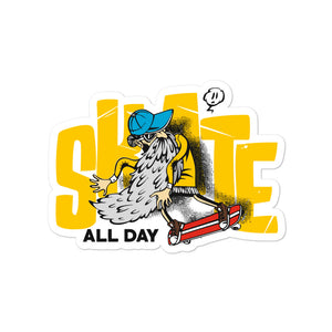 Skate  all day stickers
