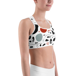 Abstract Patterns Sports bra