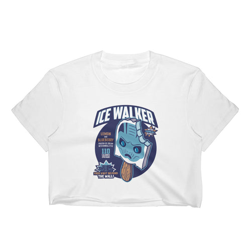 ICE WALKER Jersey Short Sleeve Cropped T-Shirt