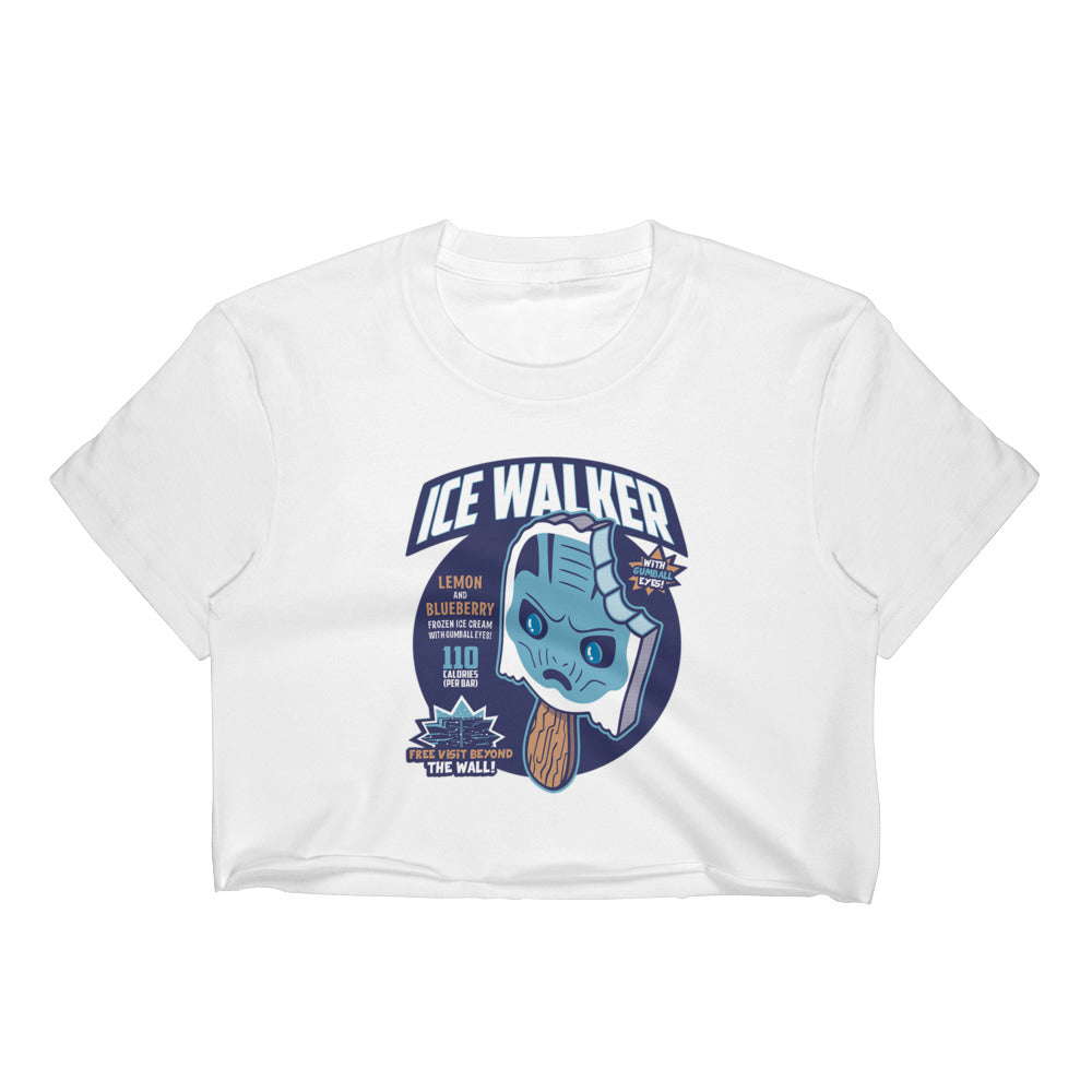 ICE WALKER Jersey Short Sleeve Cropped T-Shirt