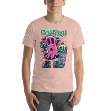 Load image into Gallery viewer, High Ghost with a SkateBoard Unisex T-Shirt