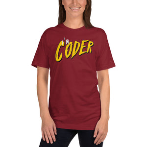 I'm a Coder T-Shirt for developers