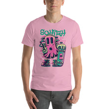 Load image into Gallery viewer, High Ghost with a SkateBoard Unisex T-Shirt