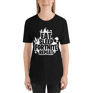 Eat Sleep Fort Repeat Unisex T-Shirt