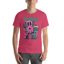Load image into Gallery viewer, High Ghost with a SkateBoard Unisex T-Shirt
