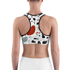Abstract Patterns Sports bra