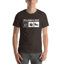 Load image into Gallery viewer, I&#39;m a Simple Man Short-Sleeve Unisex T-Shirt