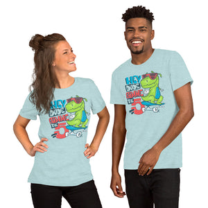 T-Rex Dude Skating Unisex T-Shirt