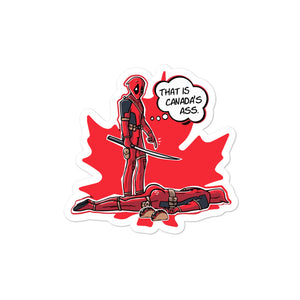 Canada's Ass stickers