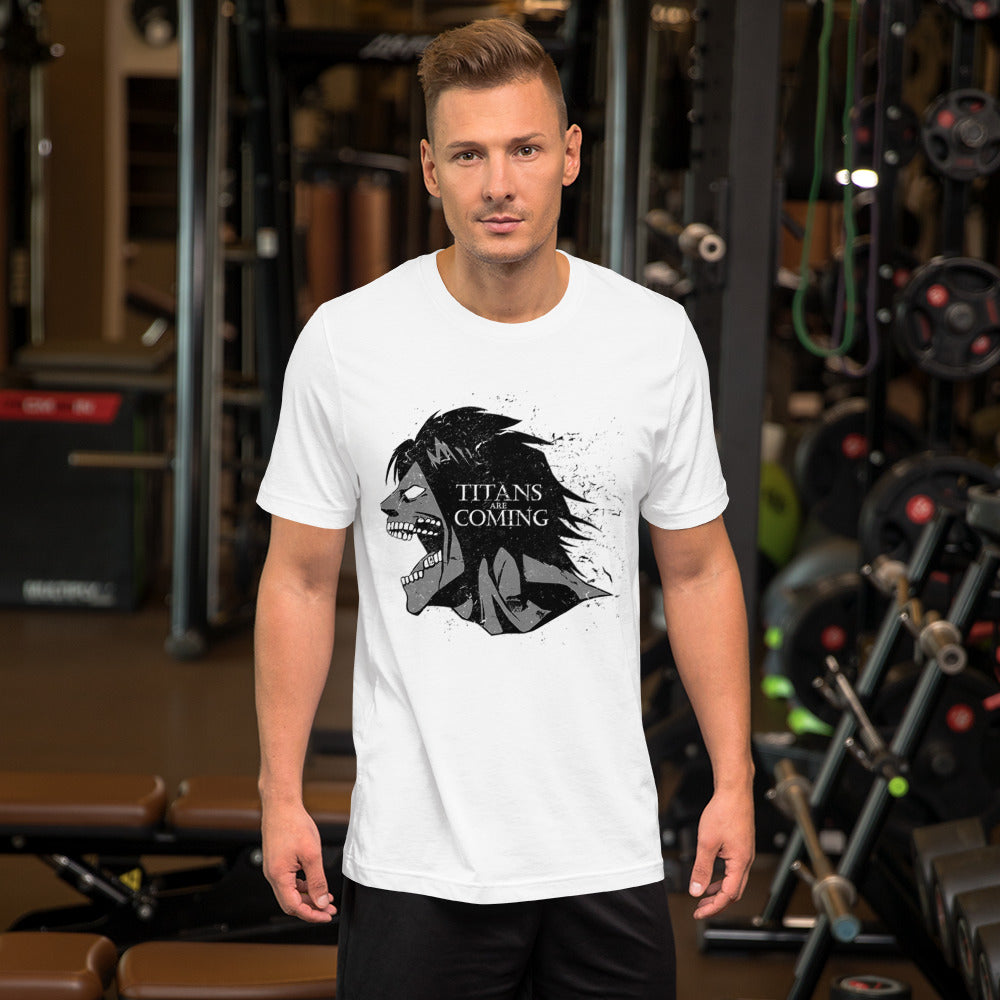 Titans Are Coming AOT Anime Unisex T-Shirt
