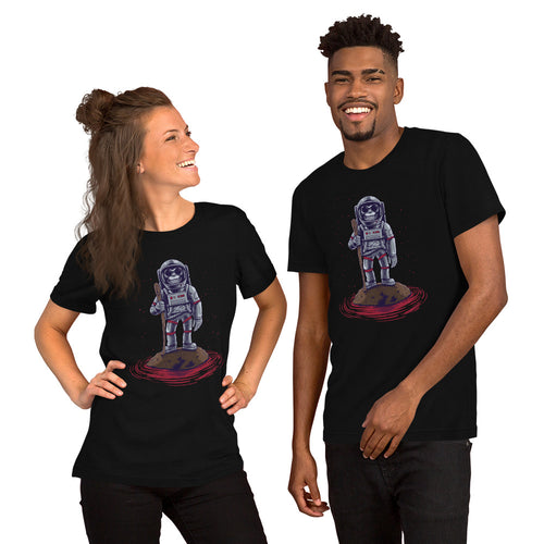 Astronaut Monkey Short-Sleeve Unisex T-Shirt
