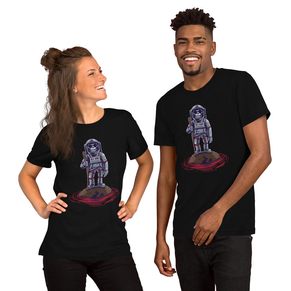 Astronaut Monkey Short-Sleeve Unisex T-Shirt