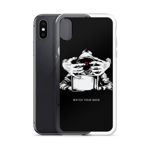 Watch your Back iPhone Case