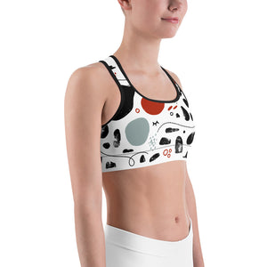 Abstract Patterns Sports bra