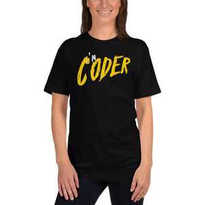 I'm a Coder T-Shirt for developers