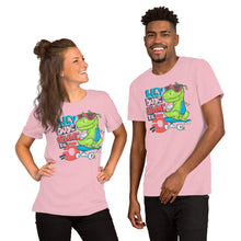 Load image into Gallery viewer, T-Rex Dude Skating Unisex T-Shirt