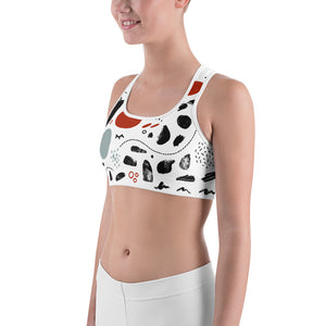 Abstract Patterns Sports bra