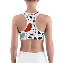 Load image into Gallery viewer, Abstract Patterns Sports bra