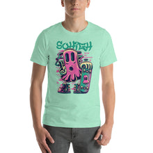 Load image into Gallery viewer, High Ghost with a SkateBoard Unisex T-Shirt